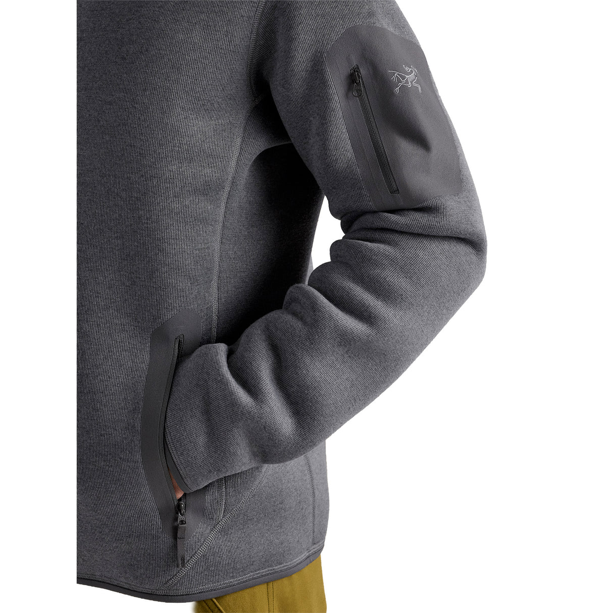 Arc'teryx Men's Covert 1/2 Zip Black Heather / Small - 53 Degrees North