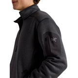 Arc'teryx Men's Covert 1/2 Zip Black Heather / Small - 53 Degrees North