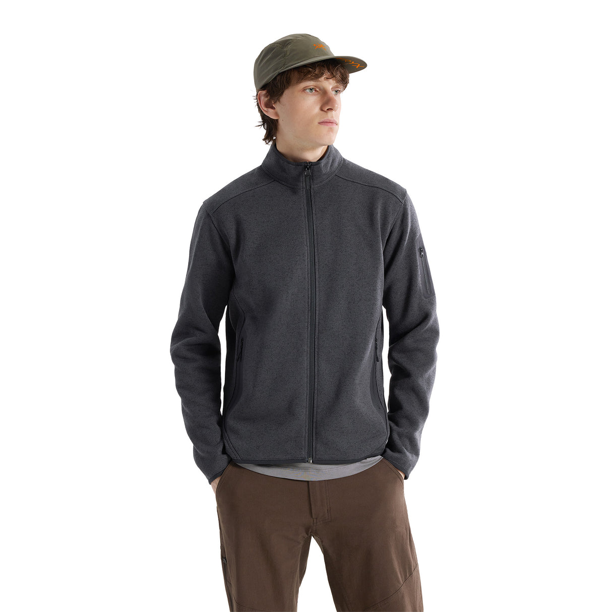 Arc'teryx Men's Covert Cardigan Black Heather / Small-Black Heather / Medium-Black Heather / Large-Black Heather / X-Large-Black Heather / XX-Large - 53 Degrees North 