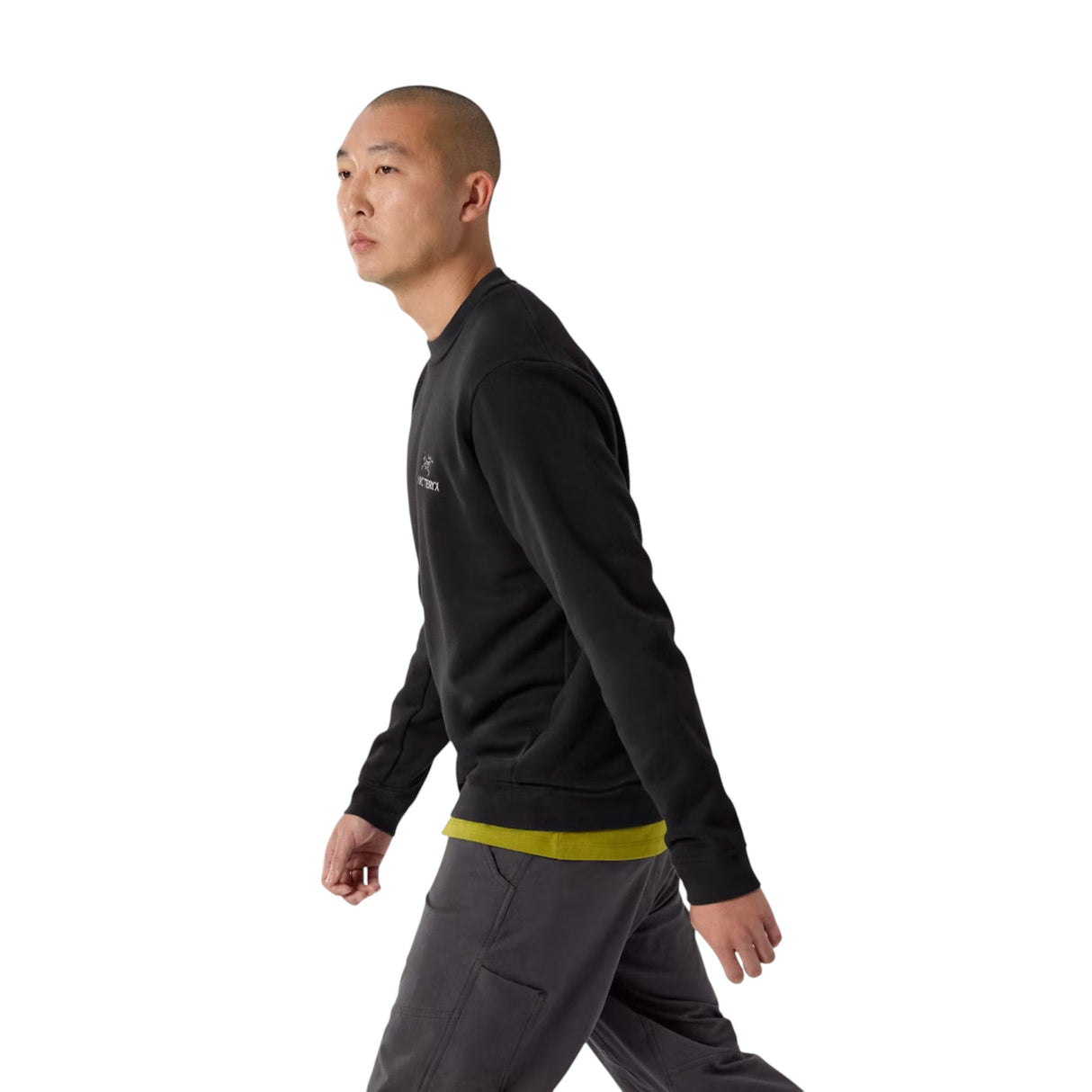 Arc'teryx Men's Emblem Fleece Crew Black / Small-Black / Medium-Black / Large-Black / X-Large-Habitat / Small - 53 Degrees North 