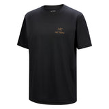 Arc'teryx Men's Kragg SL Cotton Bird Word Short Sleeve Tee 24K Black / Small - 53 Degrees North