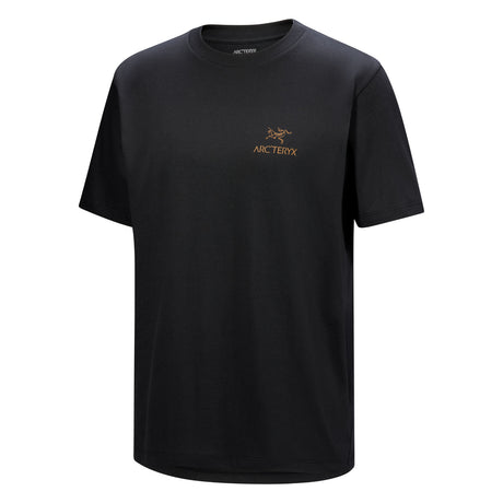 Arc'teryx Men's Kragg SL Cotton Bird Word Short Sleeve Tee 24K Black / Small - 53 Degrees North
