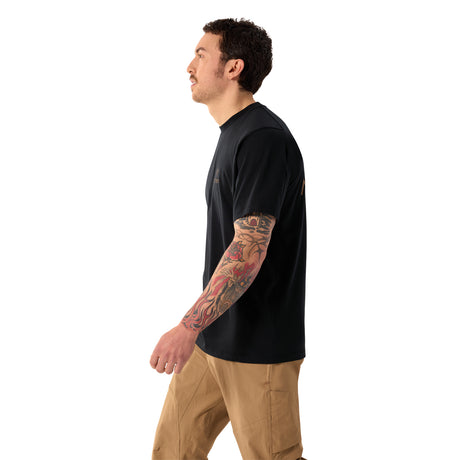 Arc'teryx Men's Kragg SL Cotton Bird Word Short Sleeve Tee 24K Black / Small - 53 Degrees North
