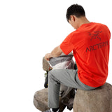Arc'teryx Men's Kragg SL Cotton Bird Word T-Shirt Dynasty/Mars / Small-Dynasty/Mars / Medium-Dynasty/Mars / Large-Dynasty/Mars / X-Large - 53 Degrees North 
