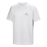Arc'teryx Men's Kragg SL Cotton Bird Word T-Shirt Alpine Blue/Stone Red / Small-Alpine Blue/Stone Red / Medium-Alpine Blue/Stone Red / Large-Alpine Blue/Stone Red / X-Large-24K Black / Small - 53 Degrees North 