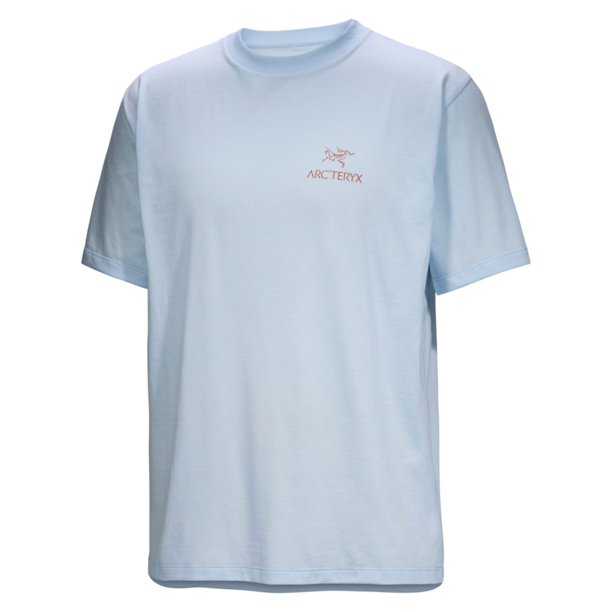 Arc'teryx Men's Kragg SL Cotton Bird Word T-Shirt Alpine Blue/Stone Red / Small-Alpine Blue/Stone Red / Medium-Alpine Blue/Stone Red / Large-Alpine Blue/Stone Red / X-Large-24K Black / Small - 53 Degrees North 