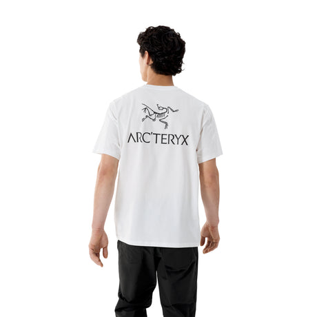 Arc'teryx Men's Kragg SL Cotton Bird Word T-Shirt Alpine Blue/Stone Red / Small-Alpine Blue/Stone Red / Medium-Alpine Blue/Stone Red / Large-Alpine Blue/Stone Red / X-Large-24K Black / Small - 53 Degrees North 