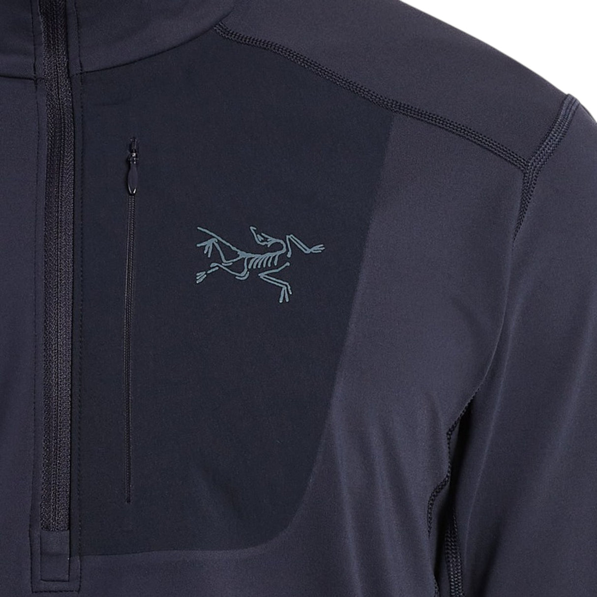 Arc'teryx Men's Rho LT Zip Neck Black Sapphire / Small-Black Sapphire / Medium-Black Sapphire / Large-Black Sapphire / X-Large - 53 Degrees North 