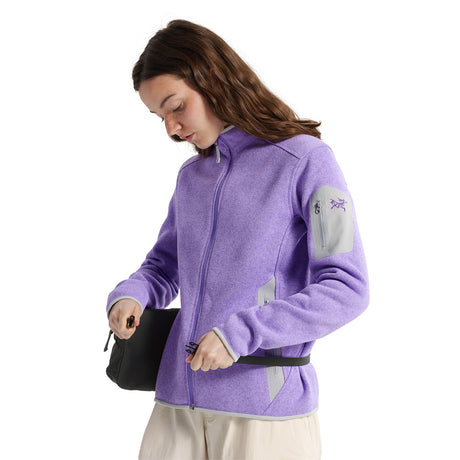Arc'teryx Women's Covert Cardigan Cosmic Bloom Heather / X-Small-Cosmic Bloom Heather / Small-Cosmic Bloom Heather / Medium-Cosmic Bloom Heather / Large-Cosmic Bloom Heather / X-Large - 53 Degrees North 