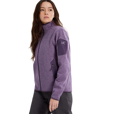 Arc'teryx Women's Covert Cardigan Cosmic Bloom Heather / X-Small-Cosmic Bloom Heather / Small-Cosmic Bloom Heather / Medium-Cosmic Bloom Heather / Large-Cosmic Bloom Heather / X-Large - 53 Degrees North 