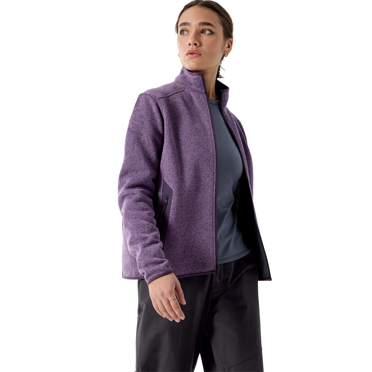 Arc'teryx Women's Covert Cardigan Cosmic Bloom Heather / X-Small-Cosmic Bloom Heather / Small-Cosmic Bloom Heather / Medium-Cosmic Bloom Heather / Large-Cosmic Bloom Heather / X-Large - 53 Degrees North 