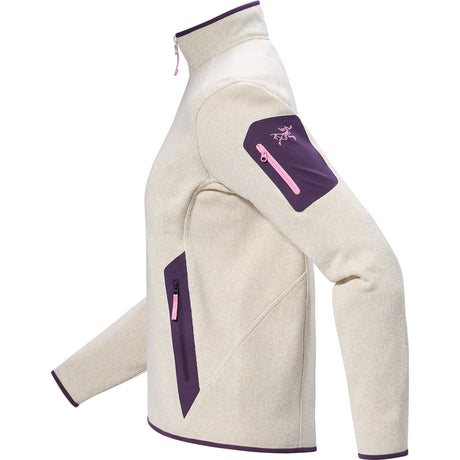 Arc'teryx Women's Covert Cardigan Cosmic Bloom Heather / X-Small-Cosmic Bloom Heather / Small-Cosmic Bloom Heather / Medium-Cosmic Bloom Heather / Large-Cosmic Bloom Heather / X-Large - 53 Degrees North 