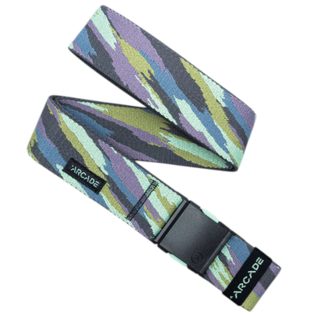 Arcade Brushstroke Slim Belt Coral / One Size-Mint / One Size - 53 Degrees North 