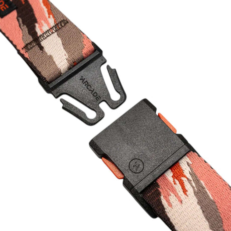 Arcade Brushstroke Slim Belt Coral / One Size-Mint / One Size - 53 Degrees North 