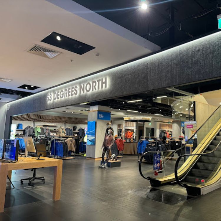 53 Degrees North on the lower level of Arnotts