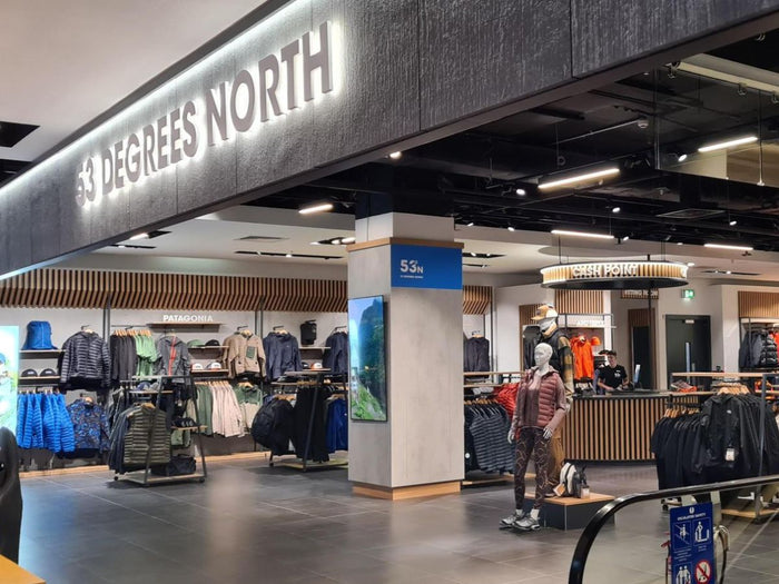 53 Degrees North shop inside Arnotts, Henry Street