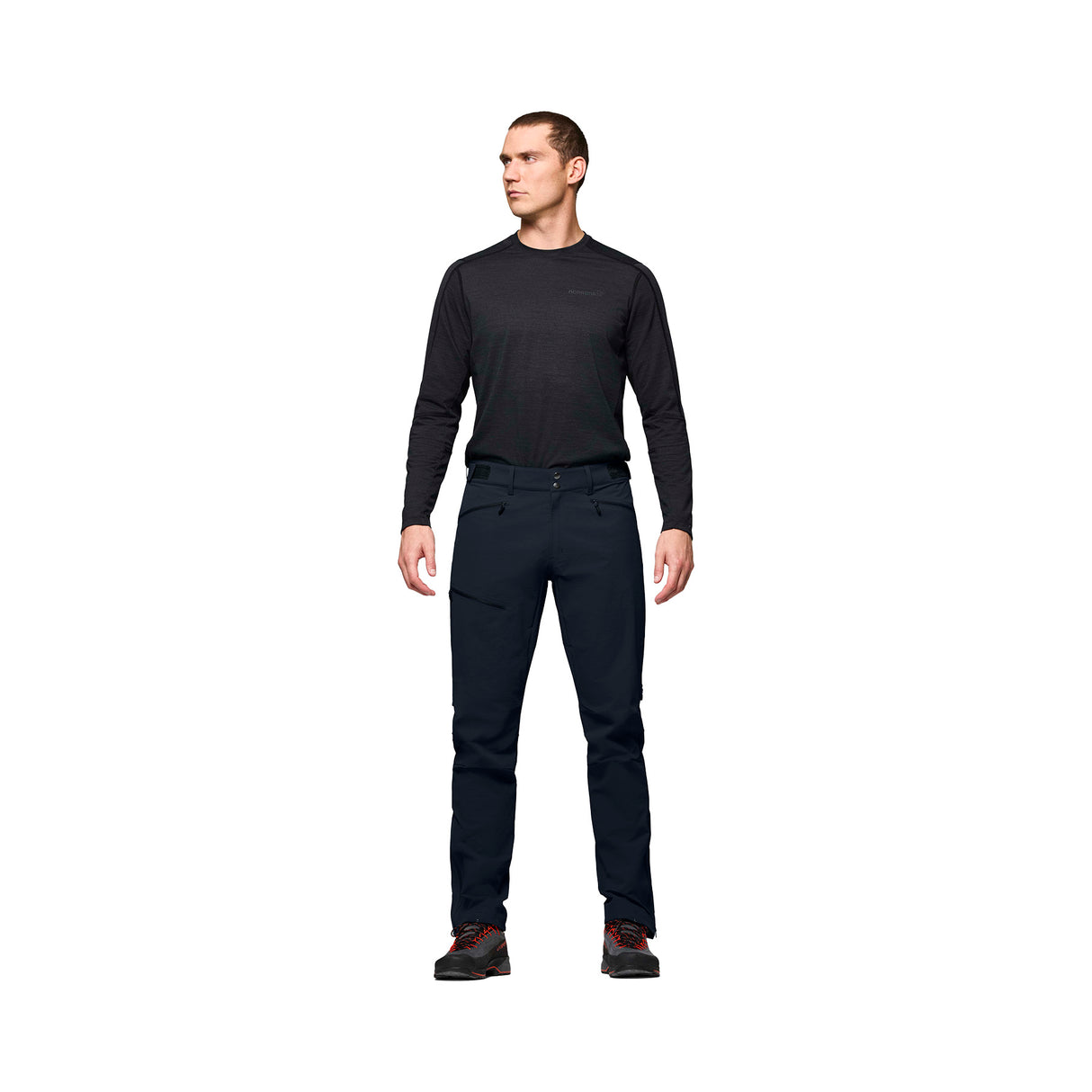 Norrona Men's Falketind Flex1 Trousers Caviar / Small-Caviar / Medium-Caviar / Large-Caviar / X-Large-Caviar / XX-Large #- 53 Degrees North 