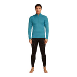 Icebreaker Men's 200 Oasis Long Sleeve Half Zip Baselayer Black / Small-Black / Medium-Black / Large-Black / X-Large-Black / XX-Large #- 53 Degrees North 
