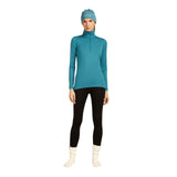 Icebreaker Women's 200 Oasis Long Sleeve Half Zip Topaz / X-Small-Topaz / Small-Topaz / Medium-Topaz / Large-Topaz / X-Large #- 53 Degrees North 