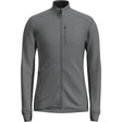 Icebreaker Men's Descender Long Sleeve Zip Jacket Jet Heather/Black / Small-Jet Heather/Black / Medium-Jet Heather/Black / Large-Jet Heather/Black / X-Large-Jet Heather/Black / XX-Large #- 53 Degrees North 