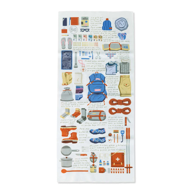 BUFF Coolnet UV Neckwear Camino Guia Peregrine #- 53 Degrees North 