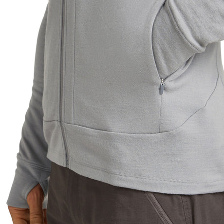 Icebreaker Men's 260 Quantum Long Sleeve Zip Midlayer Black / Small-Black / Medium-Black / Large-Black / X-Large-Black / XX-Large #- 53 Degrees North 