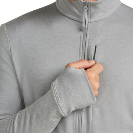 Icebreaker Men's 260 Quantum Long Sleeve Zip Midlayer Black / Small-Black / Medium-Black / Large-Black / X-Large-Black / XX-Large #- 53 Degrees North 