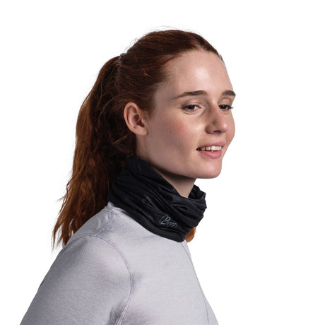 BUFF Coolnet UV+ Neck Gaiter Solid Black - 53 Degrees North 