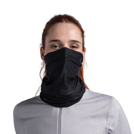 BUFF Coolnet UV+ Neck Gaiter Solid Black - 53 Degrees North 