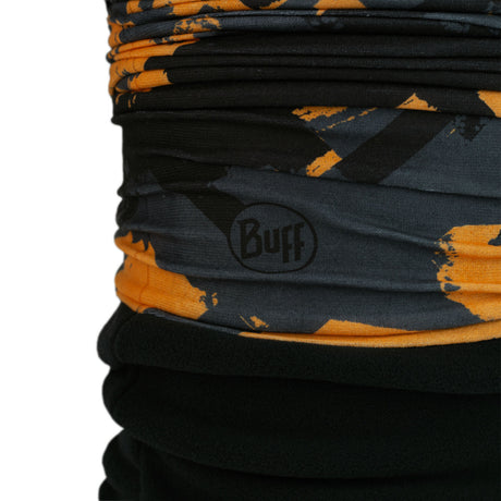 BUFF Kids' Polar Neck Gaiter Izzly Multi-Lalau Tulip Pink-Water-Damisar Multi-Chrysta Purple - 53 Degrees North 