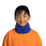 BUFF Kids' Polar Neckwarmer Solid Ultramarine - 53 Degrees North 