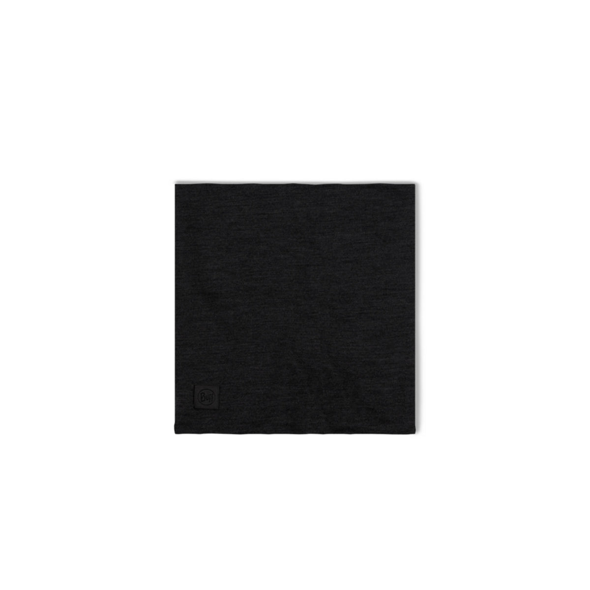 BUFF Merino Heavyweight Neck Warmer Solid Black - 53 Degrees North