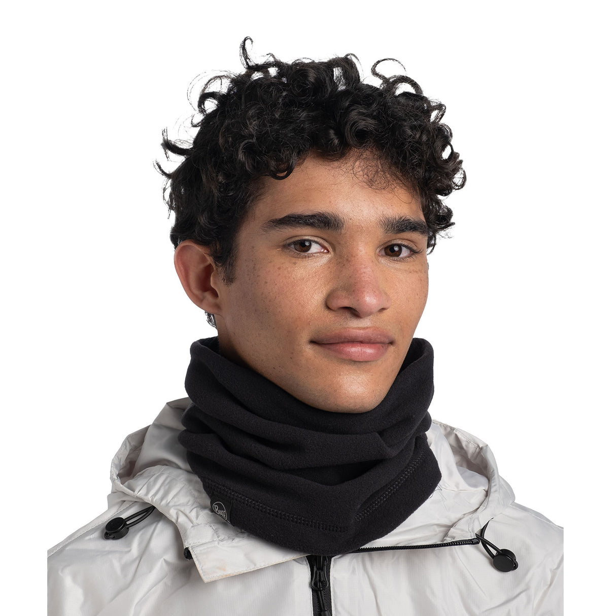 BUFF Polar Neck Warmer Solid Black - 53 Degrees North