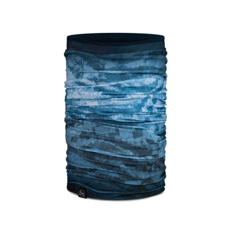 BUFF Polar Reversible Neck Gaiter Urid Black-Snout Ecru-Sybe Blue-Metly Rosewood - 53 Degrees North 