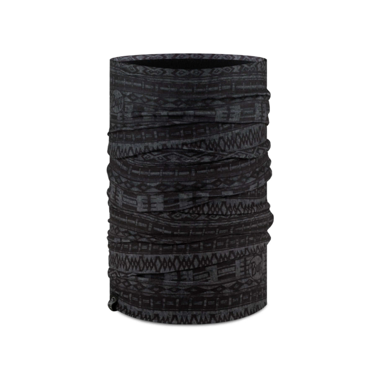 BUFF Polar Reversible Neck Gaiter Urid Black-Snout Ecru-Sybe Blue-Metly Rosewood - 53 Degrees North 