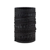 BUFF Polar Reversible Neck Gaiter Urid Black-Snout Ecru-Sybe Blue-Metly Rosewood - 53 Degrees North 