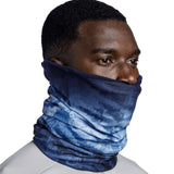BUFF Polar Reversible Neck Gaiter Urid Black-Snout Ecru-Sybe Blue-Metly Rosewood - 53 Degrees North 