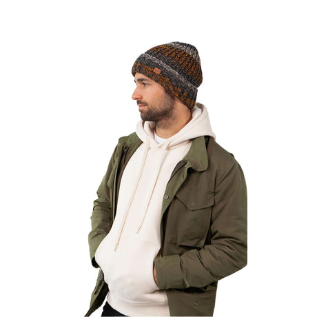 Barts Akotan Beanie Navy-Ochre-Dark Heather-Denim-Green - 53 Degrees North 