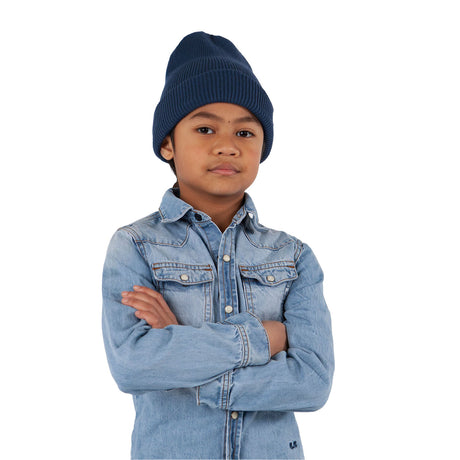 Barts Boys' Kinabalu Beanie Blue / 53-55 cm-Cedar / 53-55 cm - 53 Degrees North 