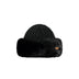 Barts Fur Cable Bandhat Black-White-Heather Brown - 53 Degrees North 