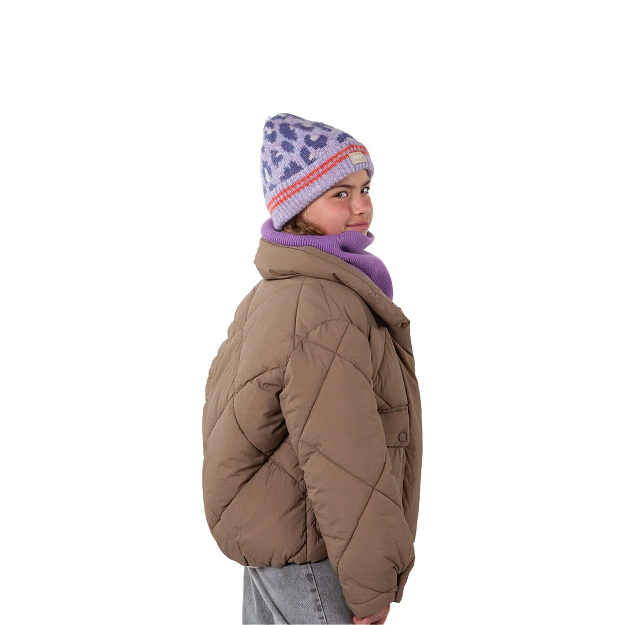 Barts Girls' Dahlea Beanie Lilac / Size 55 - 53 Degrees North 