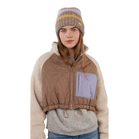 Barts Haputale Beanie Stone-Lilac - 53 Degrees North 