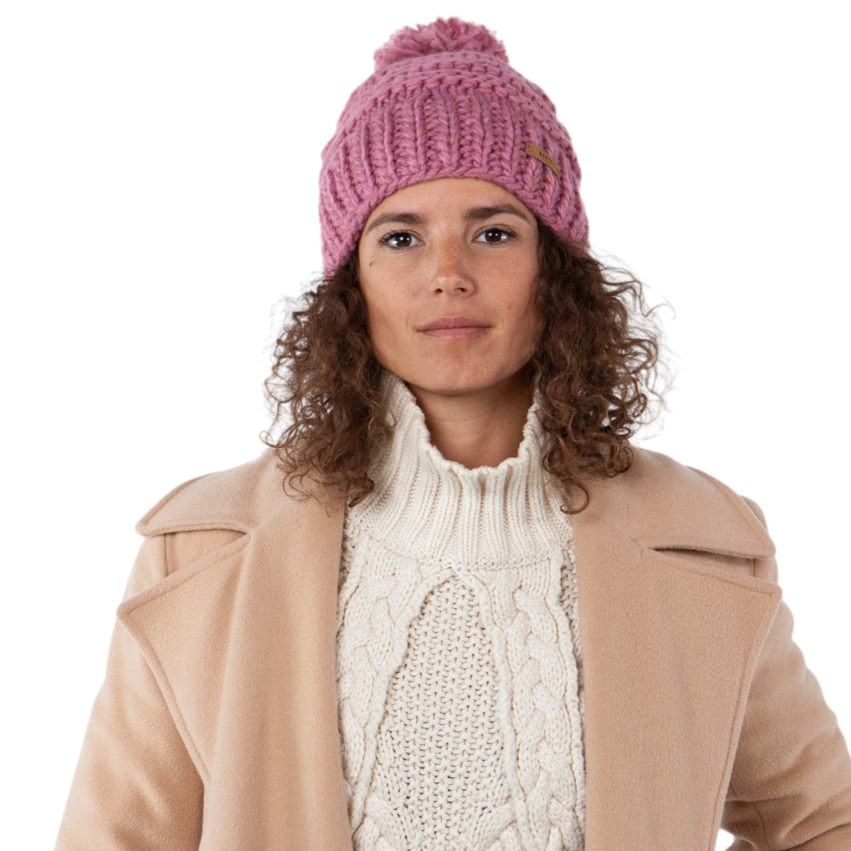 Barts Jasmin Beanie Lilac-Ice-Heather Grey-Pink-Dark Heather - 53 Degrees North 