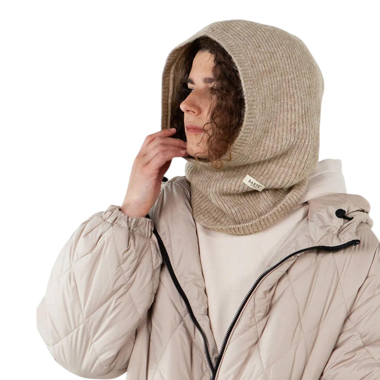 Barts Karesa Hood Black-Light Brown - 53 Degrees North 