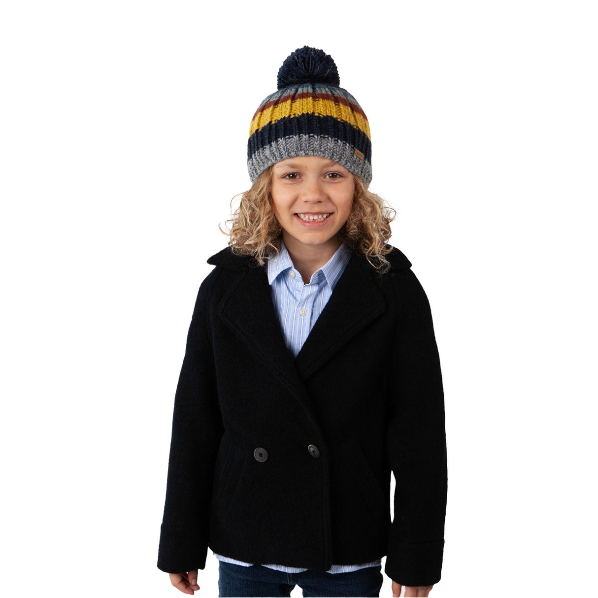 Barts Kids' Buck Beanie Navy / 55 cm-Navy / 53cm - 53 Degrees North 