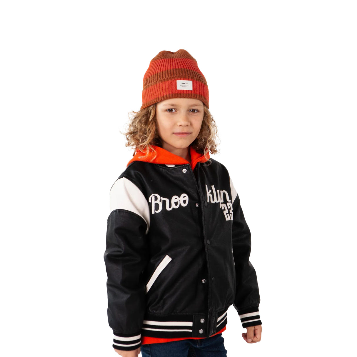 Barts Kids' Hucsley Beanie Hat Rust / 53-55cm-Blue / 53-55cm-Cedar / 53-55cm - 53 Degrees North 