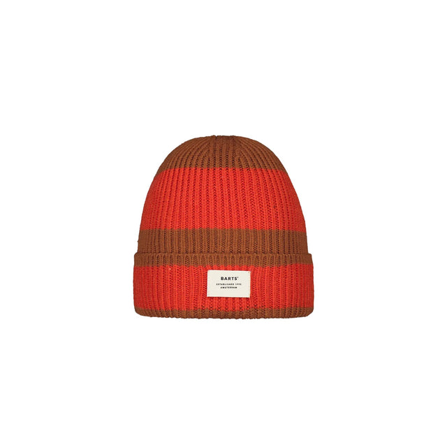 Barts Kids' Hucsley Beanie Hat Rust / 53-55cm-Blue / 53-55cm-Cedar / 53-55cm - 53 Degrees North 