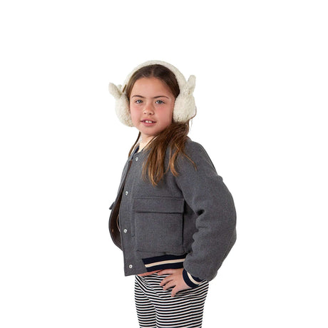 Barts Kids' Teddy Earmuffs Cream - 53 Degrees North 