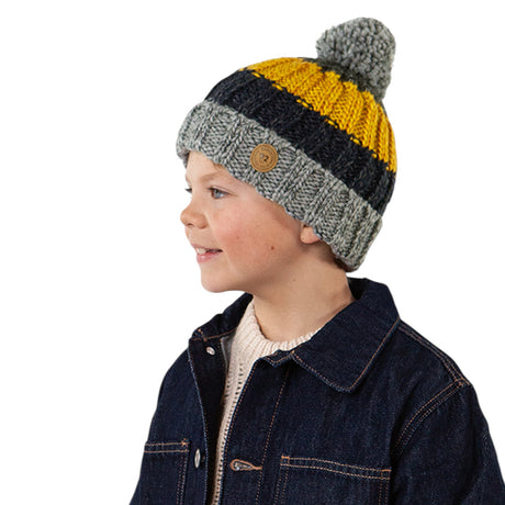 Barts Kids' Wilhelm Fleece Lined Beanie Yellow / 55cm-Green / 55cm - 53 Degrees North 