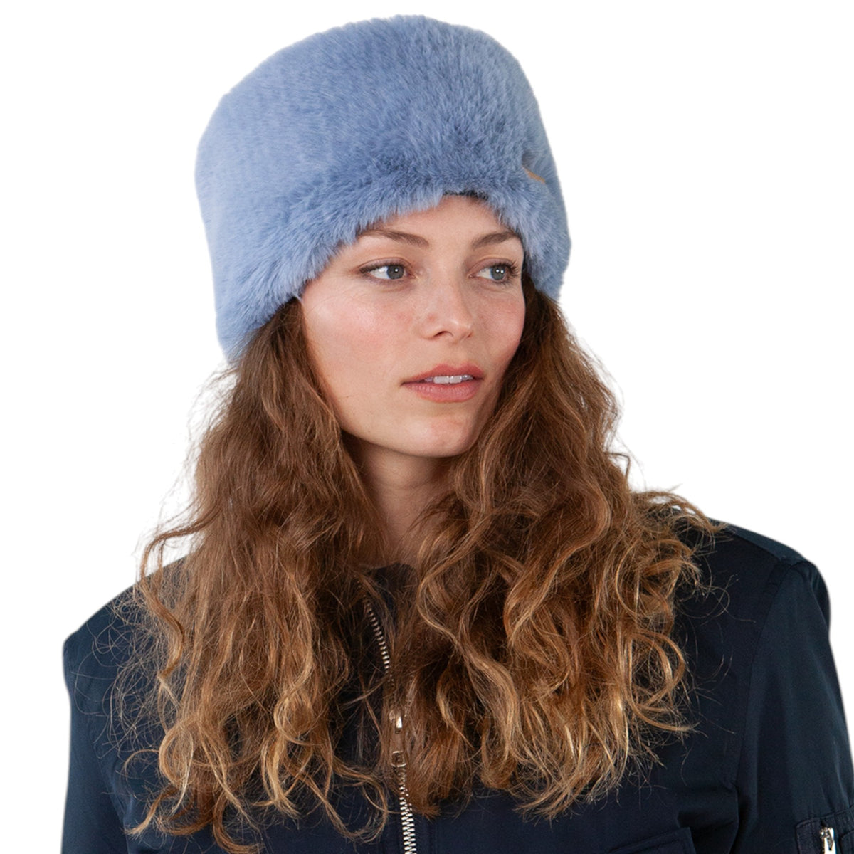 Barts Morade Faux Fur Headband Blue - 53 Degrees North
